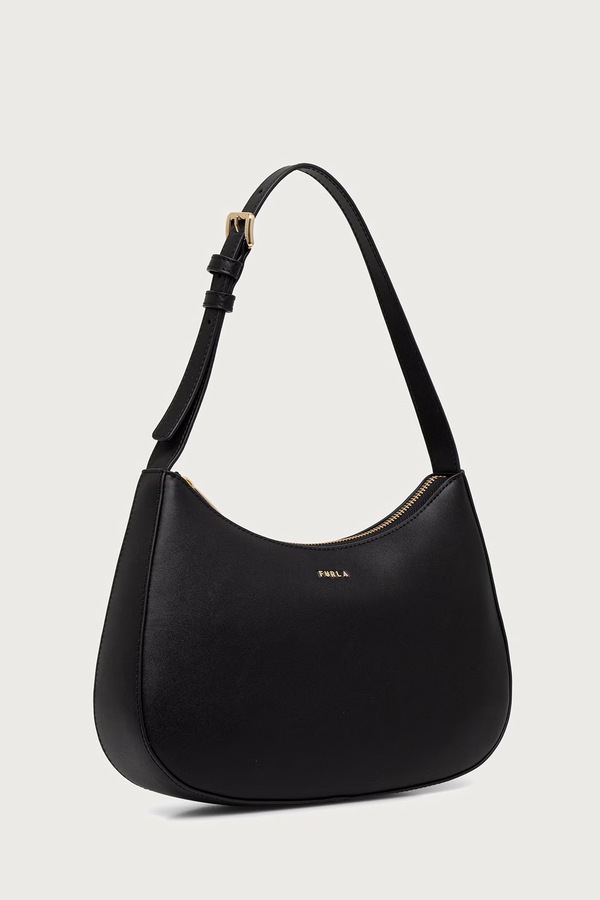 Сумочка hobo жіноча шкіряна Furla Margot S колір чорний