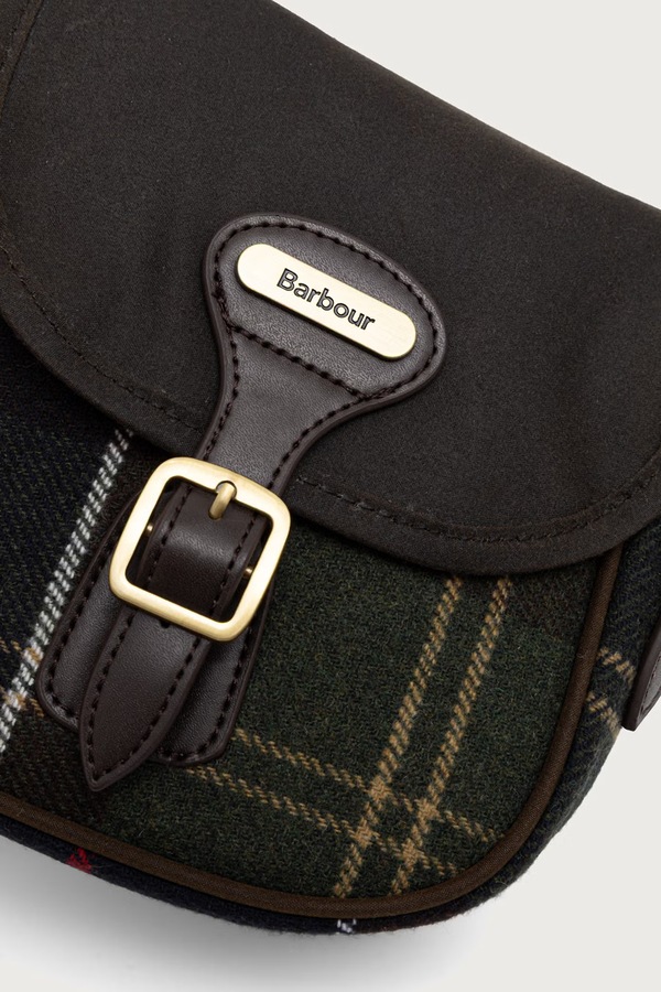 Сумка-листоноша жіноча Barbour колір зелений фото 4