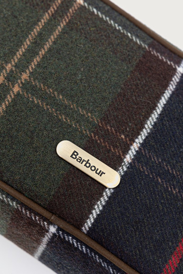 Бананка жіноча з додаванням вовни Barbour колір зелений фото 4