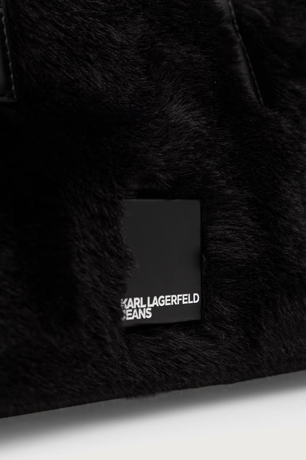 Сумка крос-боді жіноча Karl Lagerfeld Jeans колір чорний фото 4