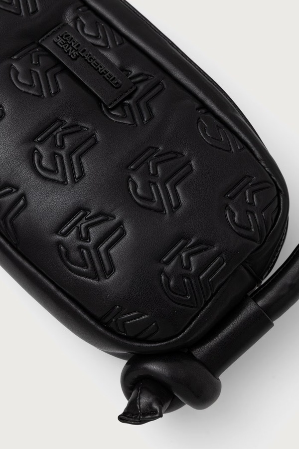 Сумка baguette жіноча зі штучної шкіри Karl Lagerfeld Jeans колір чорний фото 4