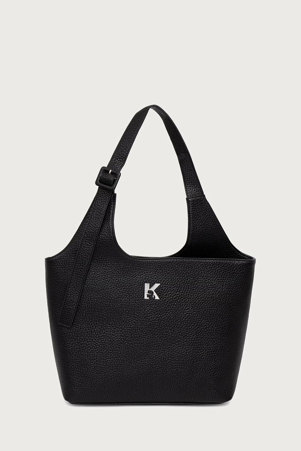 Сумка-шопер жіноча зі штучної шкіри Karl Lagerfeld Jeans колір чорний