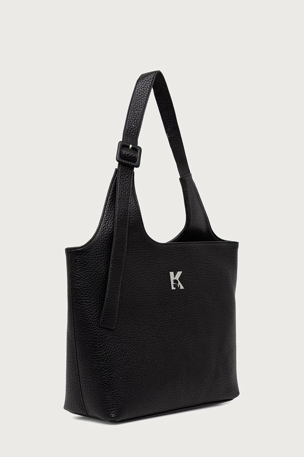 Сумка-шопер жіноча зі штучної шкіри Karl Lagerfeld Jeans колір чорний