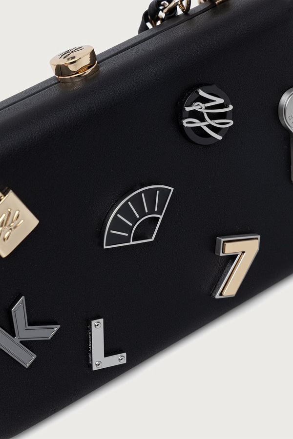 Сумка крос-боді жіноча зі штучної шкіри Karl Lagerfeld K/SOIREE колір чорний фото 4