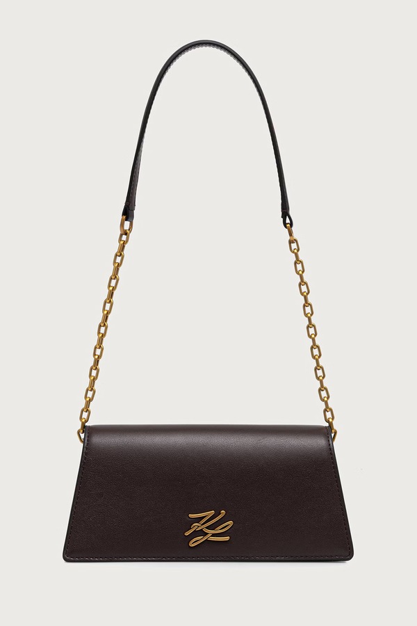 Сумочка женская из искусственной кожи Karl Lagerfeld K/AUTOGRAPH цвет коричневый