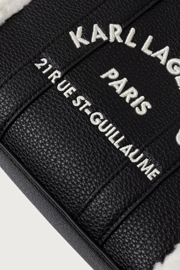 Сумка крос-боді жіноча зі штучної шкіри Karl Lagerfeld K/RSG колір чорний фото 4