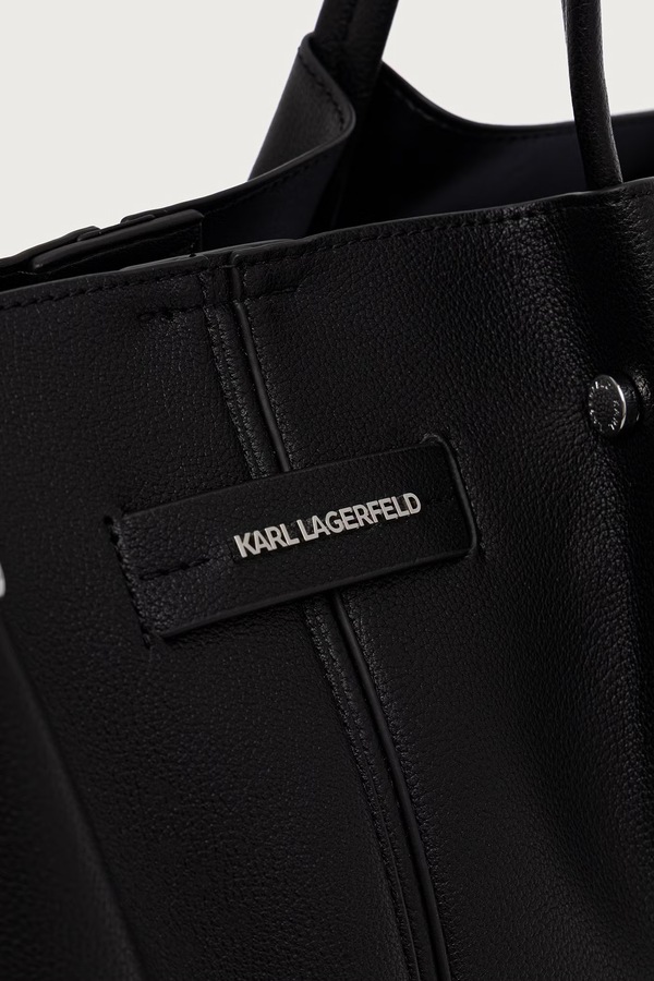 Сумка-шопер жіноча зі штучної шкіри Karl Lagerfeld K/PIERCED колір чорний фото 4