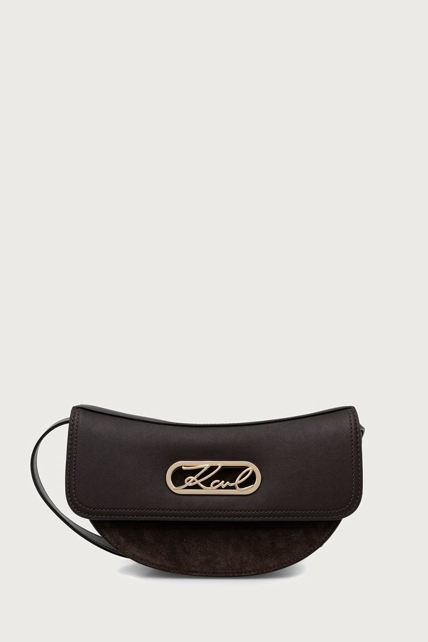Сумка крос-боді жіноча Karl Lagerfeld K/SIGNATURE колір коричневий