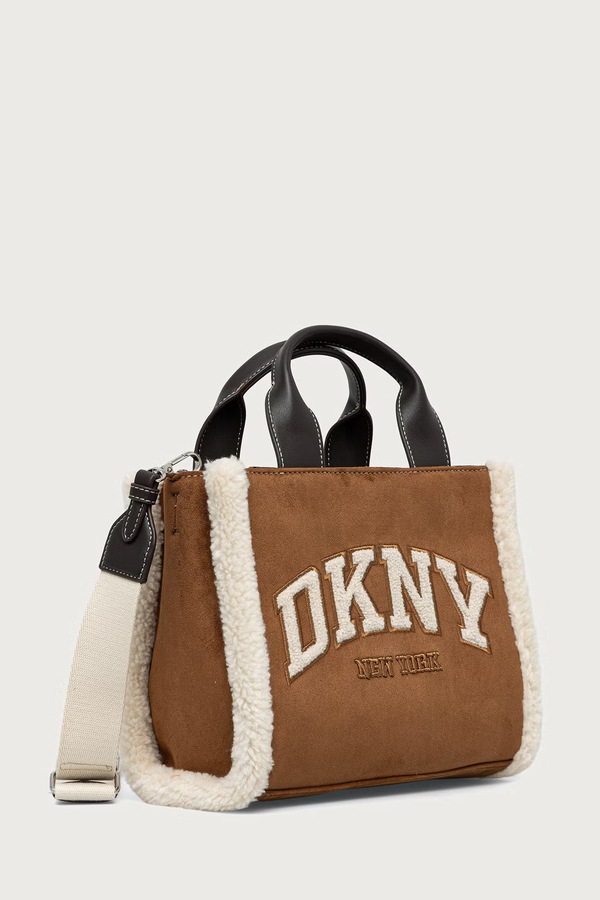 Сумка крос-боді жіноча DKNY колір коричневий фото 2