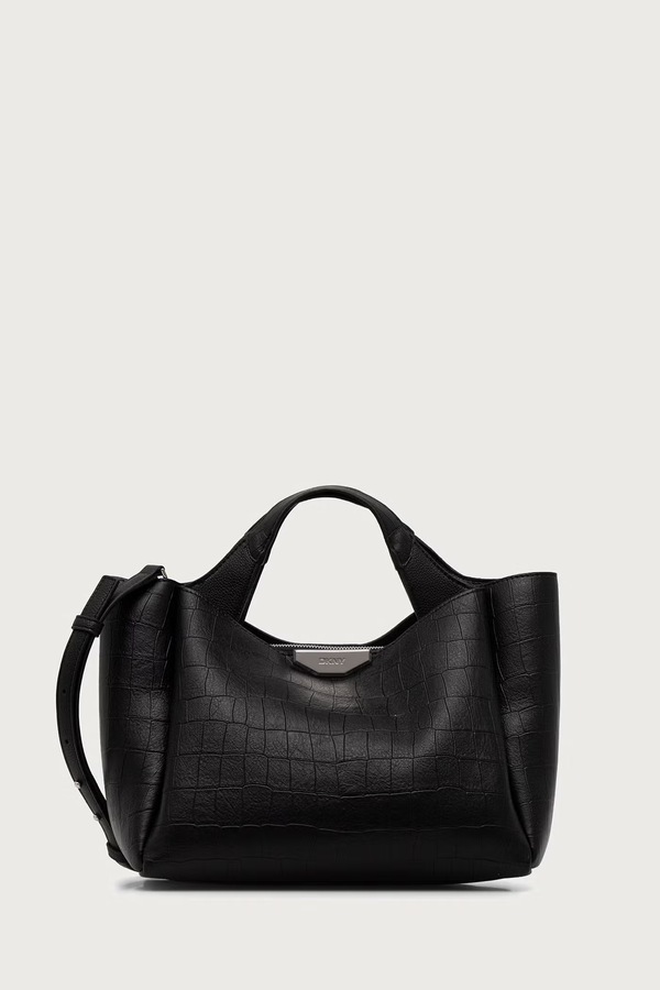 Сумочка жіноча зі штучної шкіри DKNY колір чорний