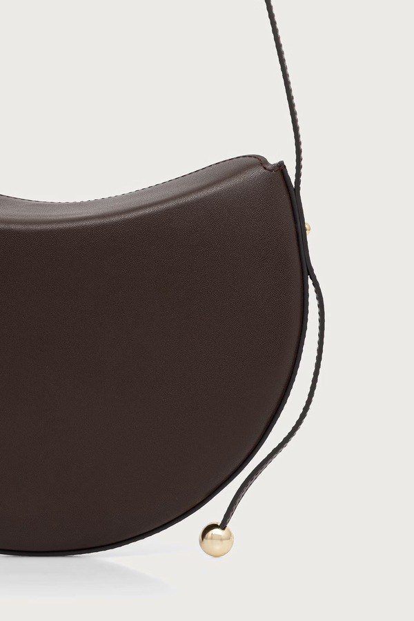 Сумка крос-боді жіноча шкіряна Furla Moonstone S колір коричневий фото 3