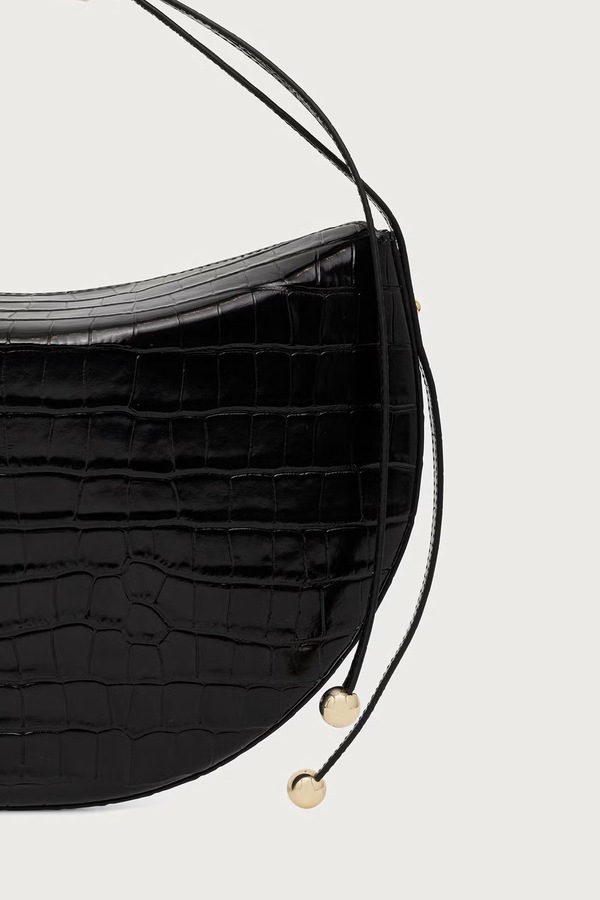 Сумка крос-боді жіноча шкіряна Furla Moonstone M колір чорний фото 3
