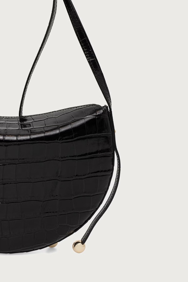 Сумка крос-боді жіноча шкіряна Furla Moonstone S колір чорний фото 3