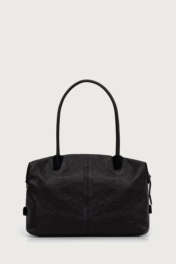 Сумка-шопер женская кожаная Max&Co. MCASAMBAG цвет черный