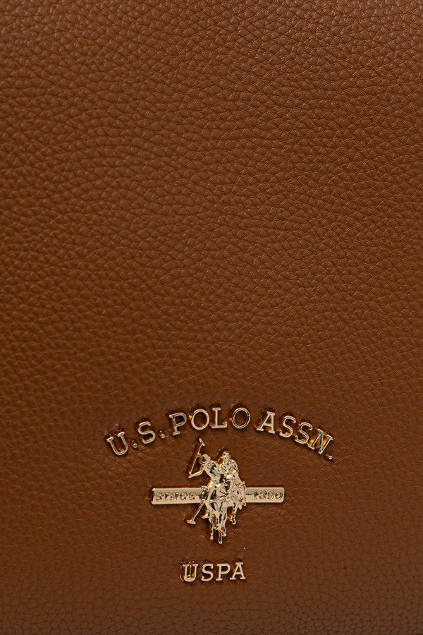 Сумка крос-боді жіноча зі штучної шкіри U.S. Polo Assn. STANFORD колір коричневий фото 4