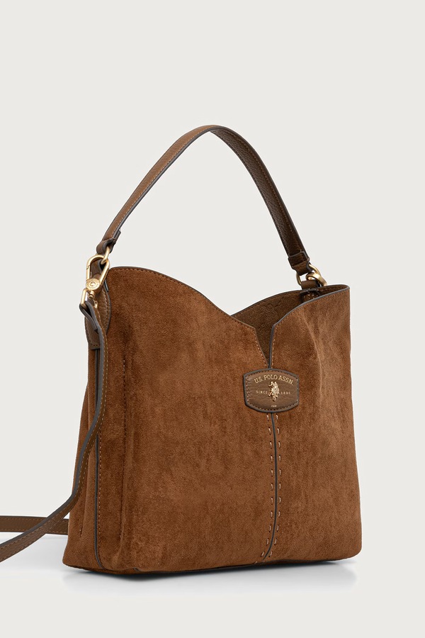 Сумка крос-боді жіноча U.S. Polo Assn. CHESTNUT колір коричневий фото 2