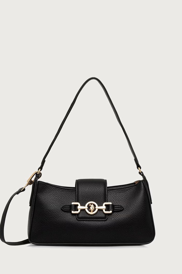 Сумка крос-боді жіноча зі штучної шкіри U.S. Polo Assn. ASCOT колір чорний