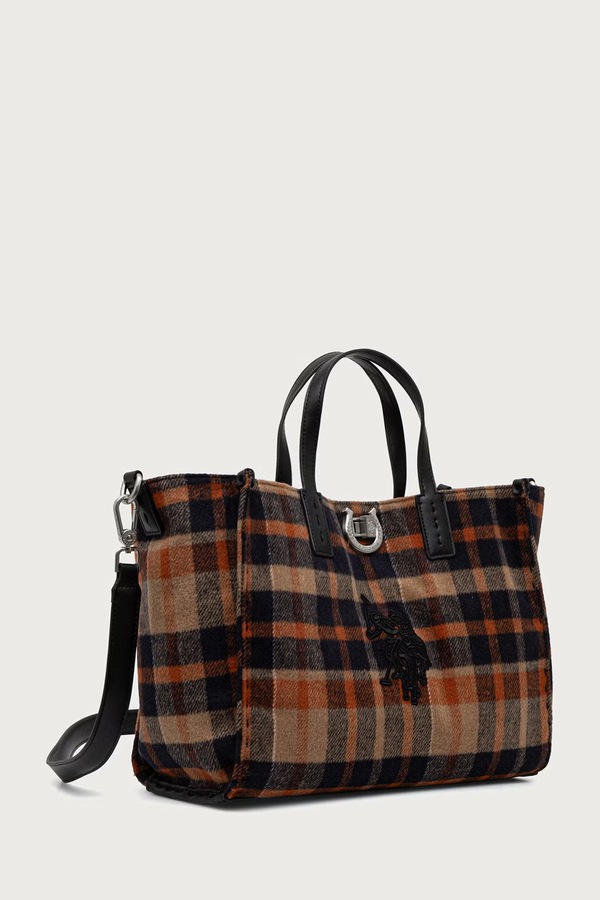 Сумка-шопер жіноча з бавовною U.S. Polo Assn. MIDDLETON колір темно-синій фото 2