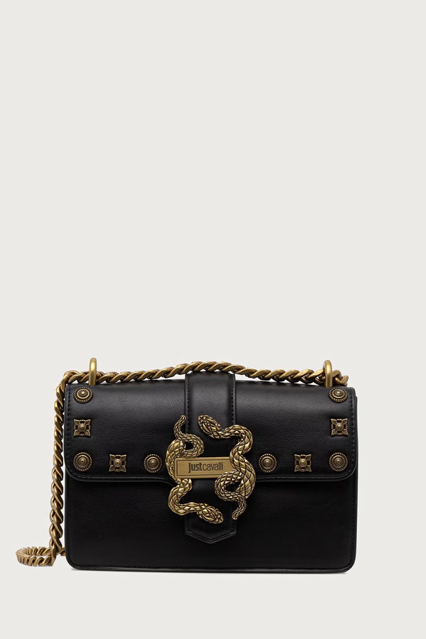 Сумка крос-боді жіноча зі штучної шкіри Just Cavalli колір чорний