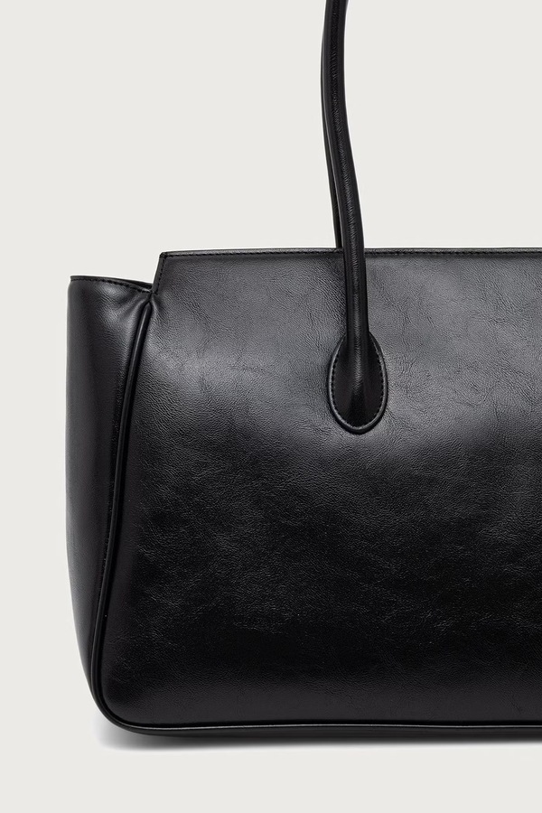 Сумочка жіноча зі штучної шкіри HUGO Quinley_Shoulder Bag колір чорний фото 3