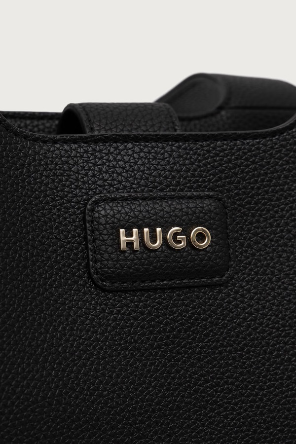 Сумка-шопер жіноча зі штучної шкіри HUGO Orin_Tote колір чорний фото 4