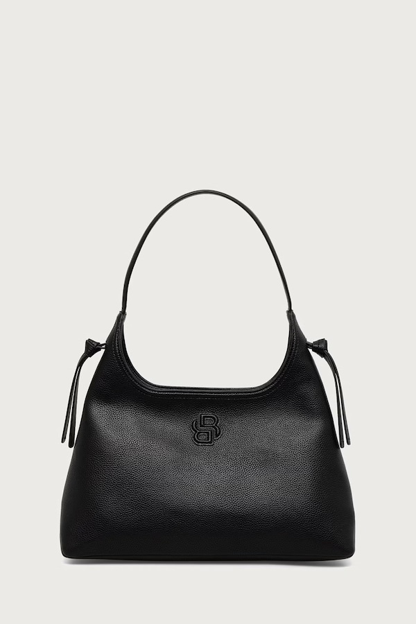 Сумочка hobo жіноча зі штучної шкіри BOSS Anett Zip Hobo колір чорний