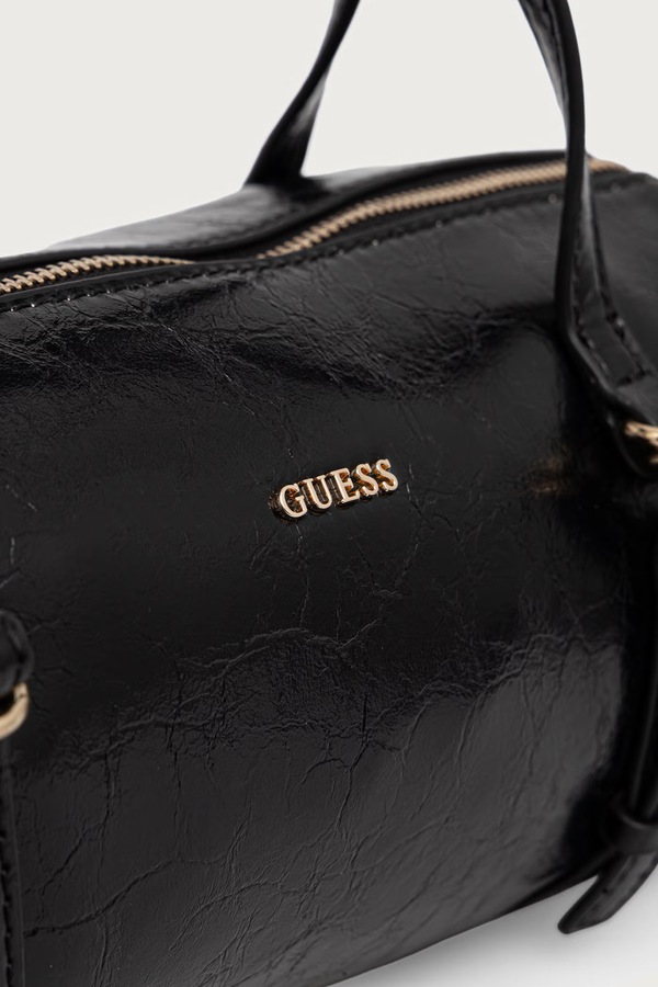 Сумка baguette жіноча зі штучної шкіри Guess TAYLOR колір чорний фото 4