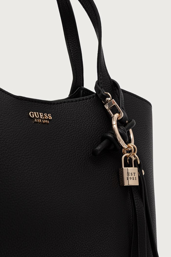 Сумка крос-боді Guess MELODY колір чорний фото 4