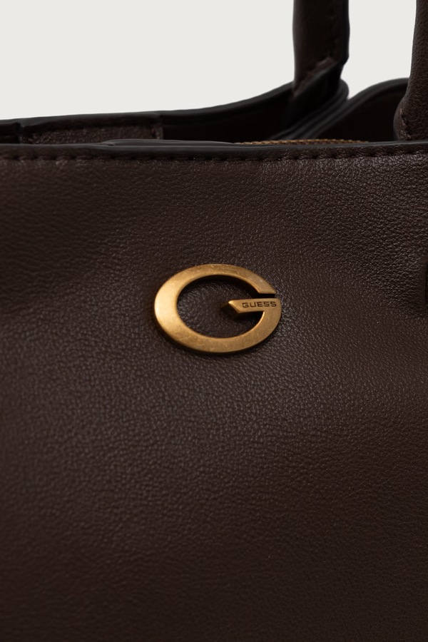Сумочка жіноча зі штучної шкіри Guess ALLEGRA колір коричневий фото 4