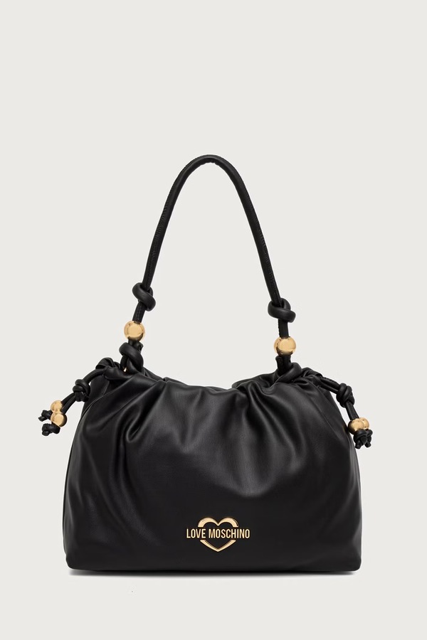 Сумочка женская кожаная Love Moschino цвет черный