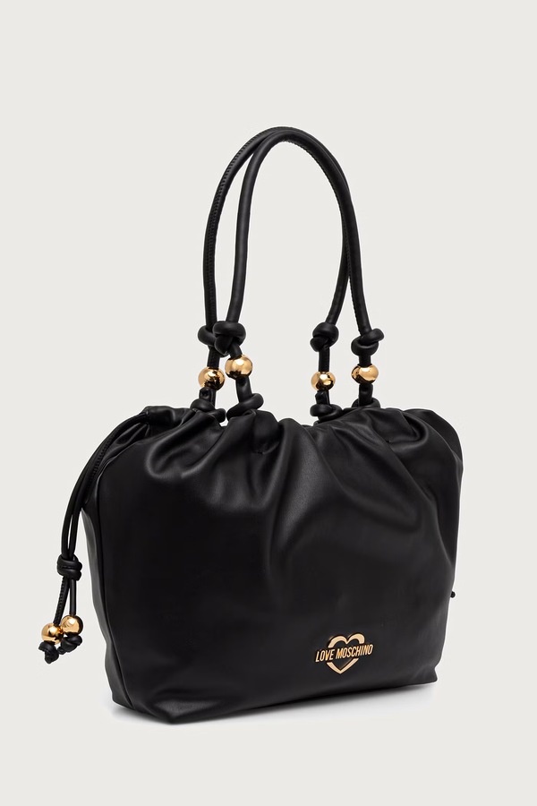 Сумочка жіноча шкіряна Love Moschino колір чорний