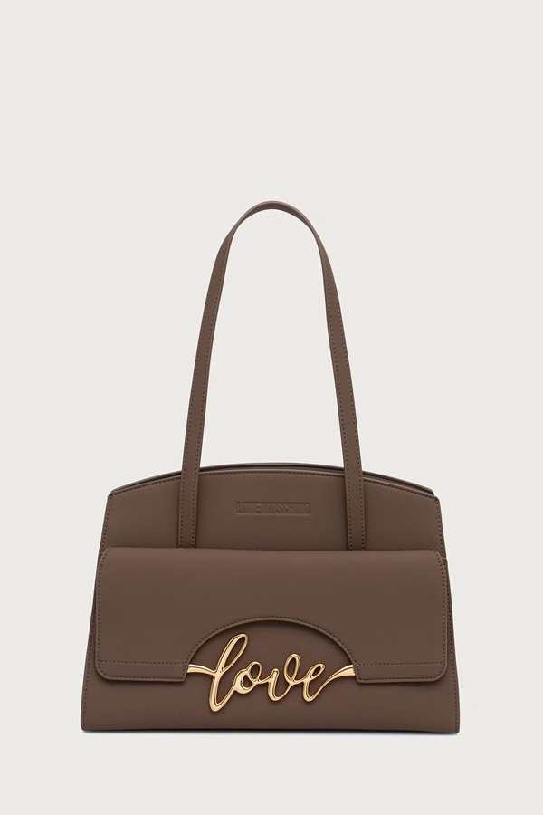 Сумка-тоут женская из искусственной кожи Love Moschino цвет зеленый
