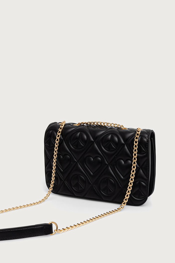 Сумочка жіноча зі штучної шкіри Love Moschino колір чорний фото 2