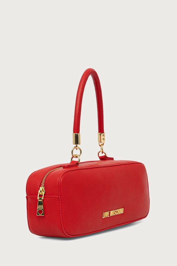 Сумка крос-боді жіноча зі штучної шкіри Love Moschino колір червоний фото 3