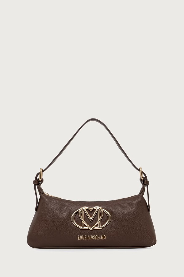 Сумочка жіноча зі штучної шкіри Love Moschino колір коричневий