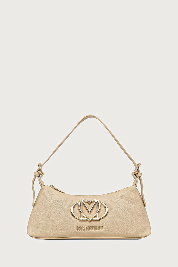 Сумочка жіноча зі штучної шкіри Love Moschino колір бежевий