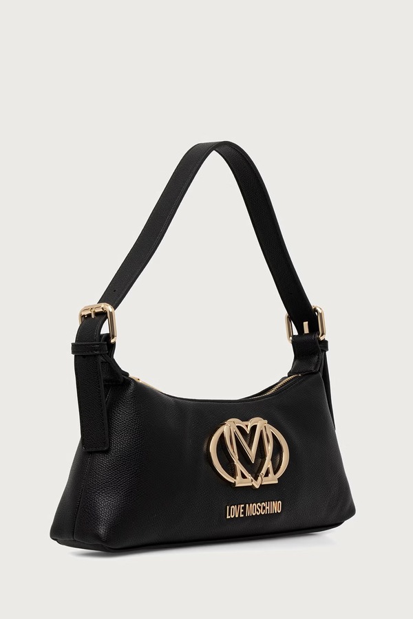 Сумочка жіноча зі штучної шкіри Love Moschino колір чорний фото 2