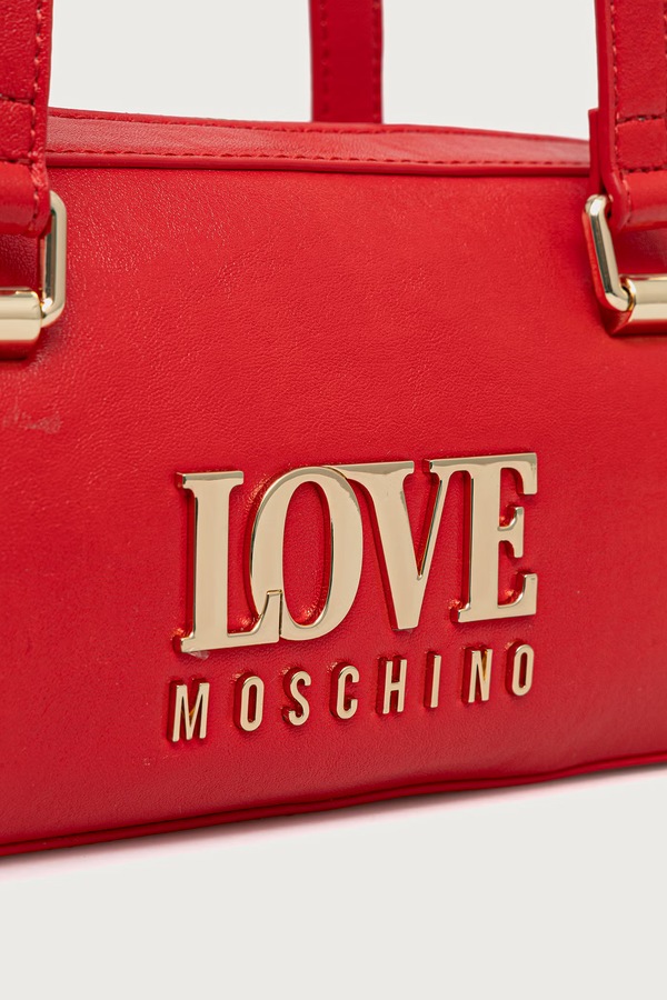 Сумочка жіноча зі штучної шкіри Love Moschino колір червоний фото 2