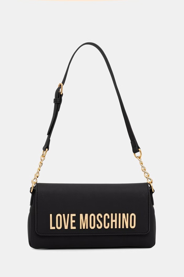 Сумочка жіноча зі штучної шкіри Love Moschino колір чорний