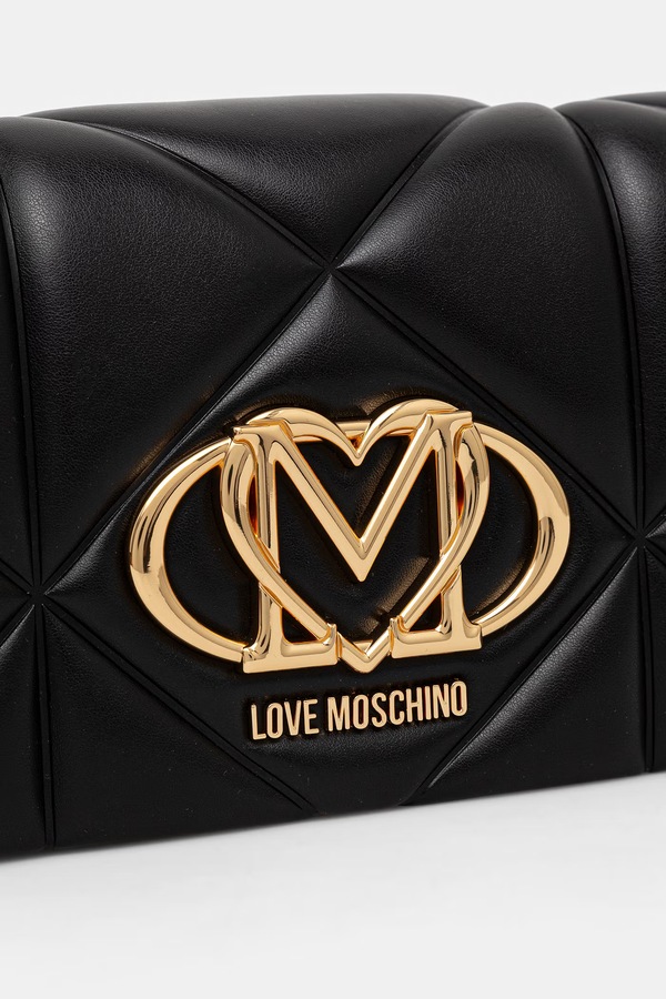 Сумка кросс-боди женская из искусственной кожи Love Moschino цвет черный