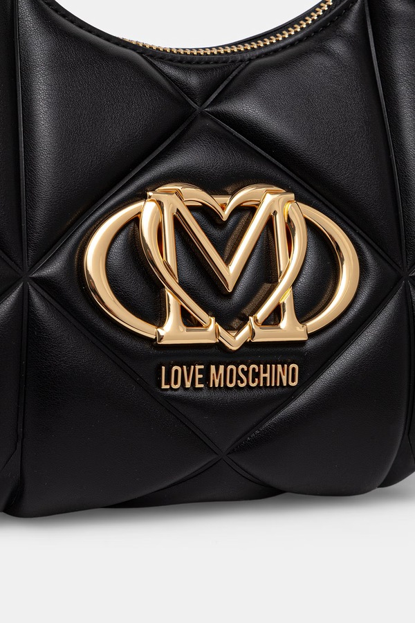 Сумка крос-боді жіноча зі штучної шкіри Love Moschino колір чорний фото 4