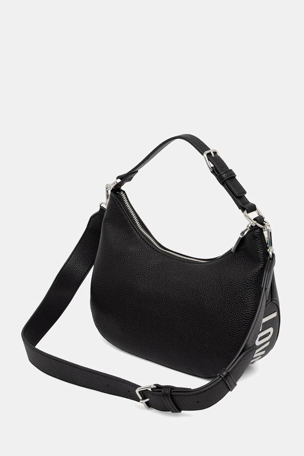 Сумочка hobo жіноча зі штучної шкіри Love Moschino колір чорний фото 2