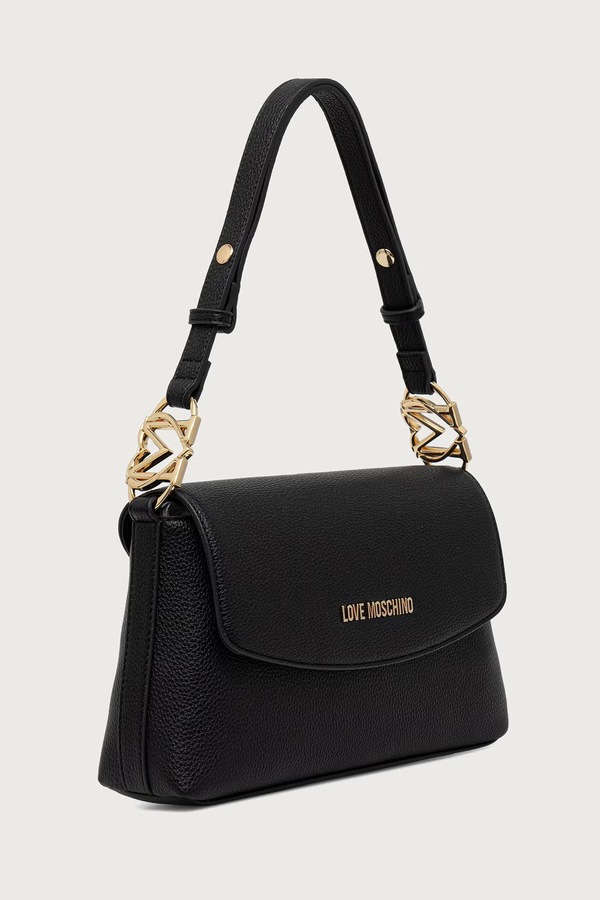 Сумочка жіноча зі штучної шкіри Love Moschino колір чорний