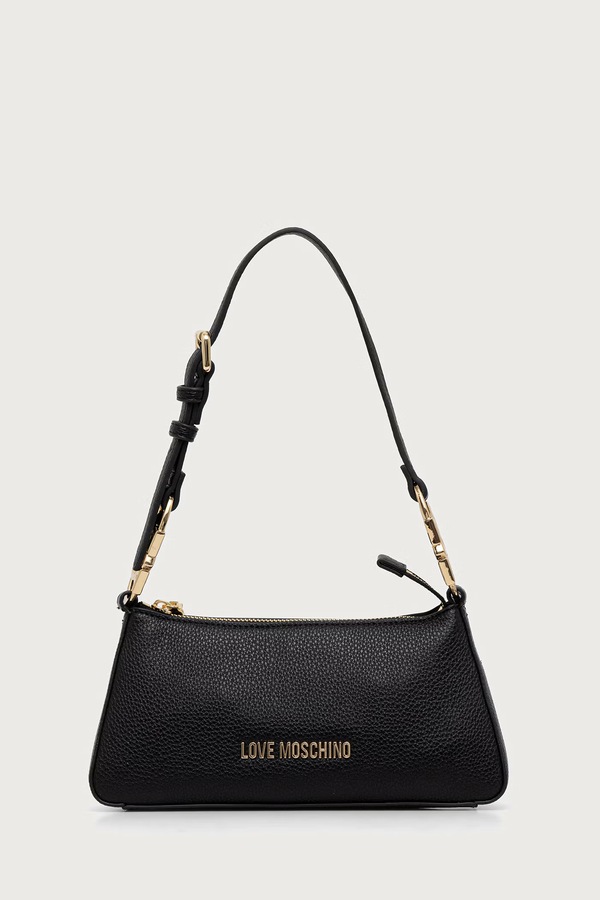 Сумочка жіноча зі штучної шкіри Love Moschino колір чорний
