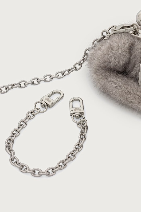 Сумка крос-боді жіноча Weekend Max Mara WKATUBO колір сірий фото 2
