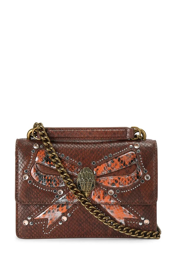 Сумочка жіноча шкіряна Kurt Geiger London SHOREDITCH колір коричневий