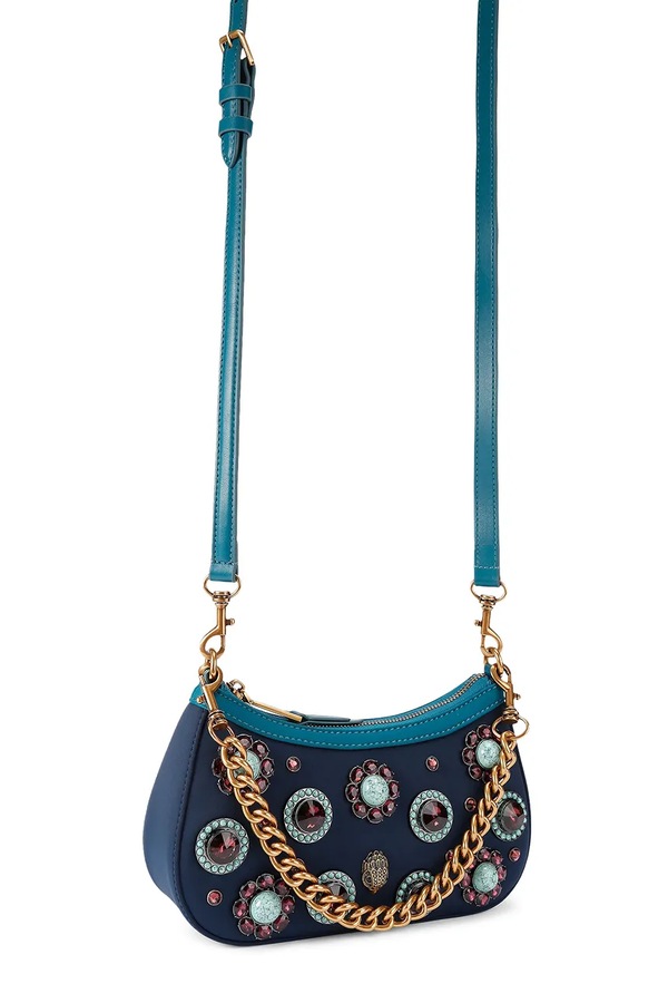 Сумочка hobo женская Kurt Geiger London SLOANE HOBO цвет темно-синий