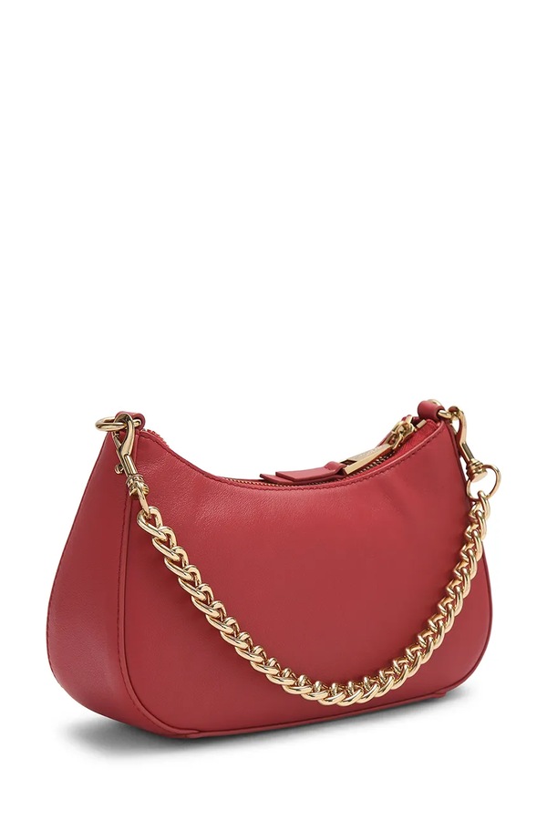 Сумка крос-боді жіноча шкіряна Kurt Geiger London SLOANE HOBO колір червоний фото 2