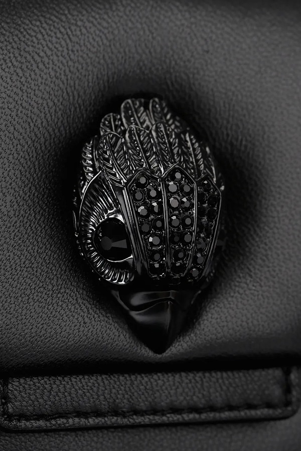 Сумка крос-боді жіноча шкіряна Kurt Geiger London OXFORD колір чорний фото 4
