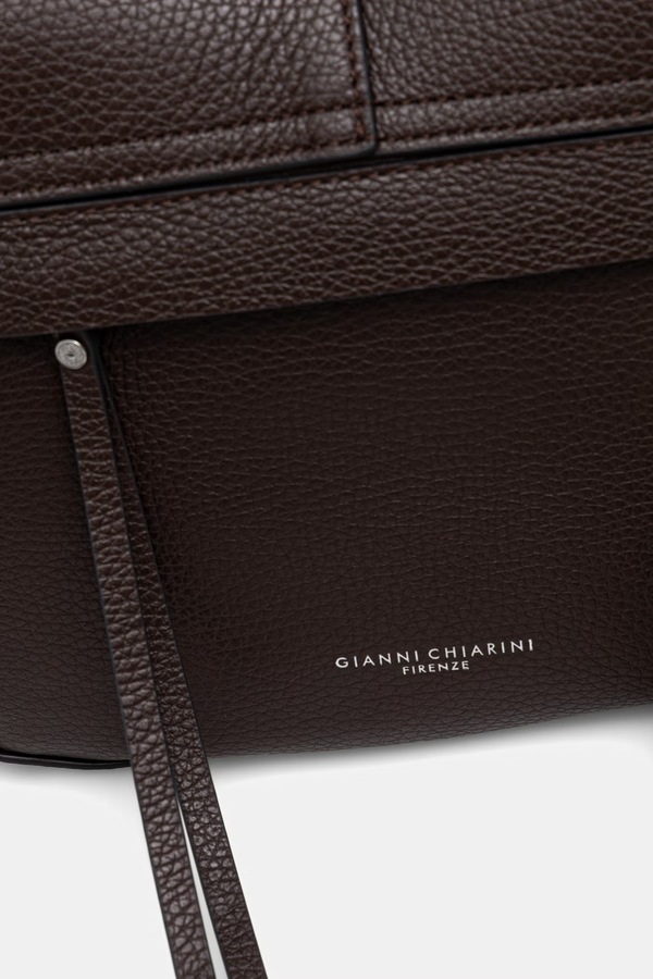 Сумка крос-боді жіноча шкіряна Gianni Chiarini HELENA ROUND колір коричневий фото 4